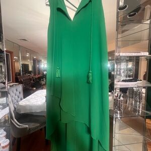 Maxi Green Sleeveless Dress by Adelyn Rae
